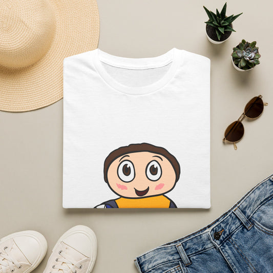 Kids Soccer Cartoon T‑Shirt — Cute Player Graphic Tee