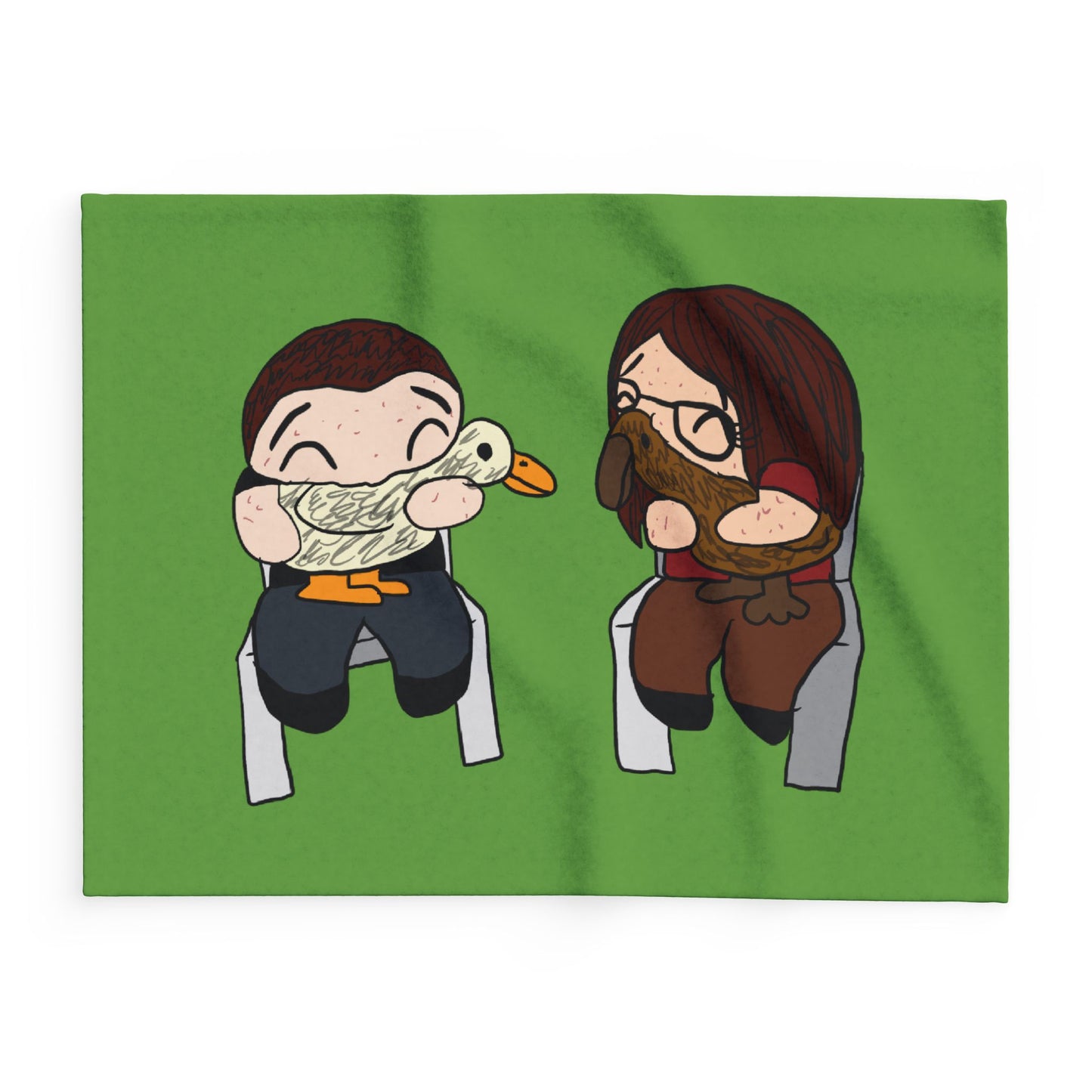 Arctic Fleece Blanket — Duck Plush Cozy Throw