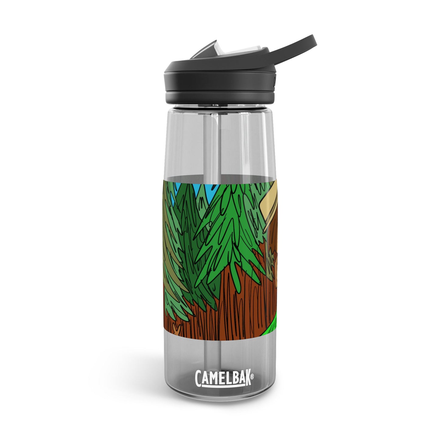 Water Bottle — Cute Forest Explorer Cartoon CamelBak Eddy® 20oz/25oz