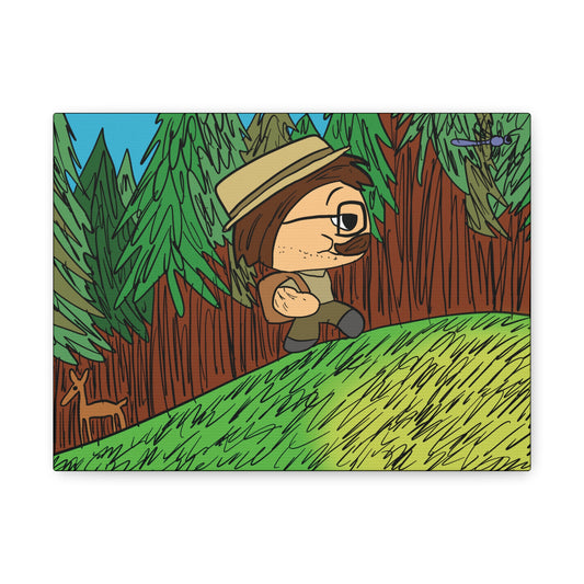 The Hiker - Matte Canvas, Stretched, 1.25"