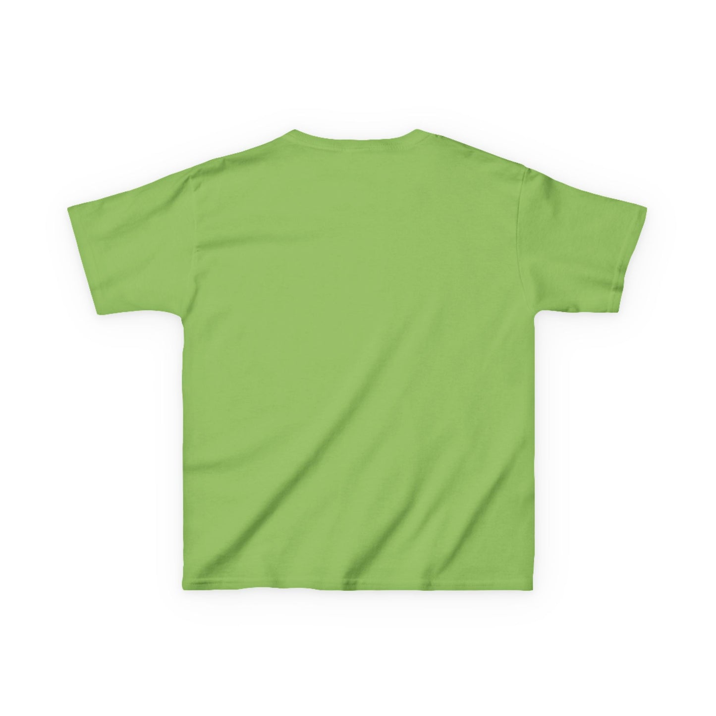 Kids T‑Shirt — Cute Cartoon Boy with Green Dino Graphic