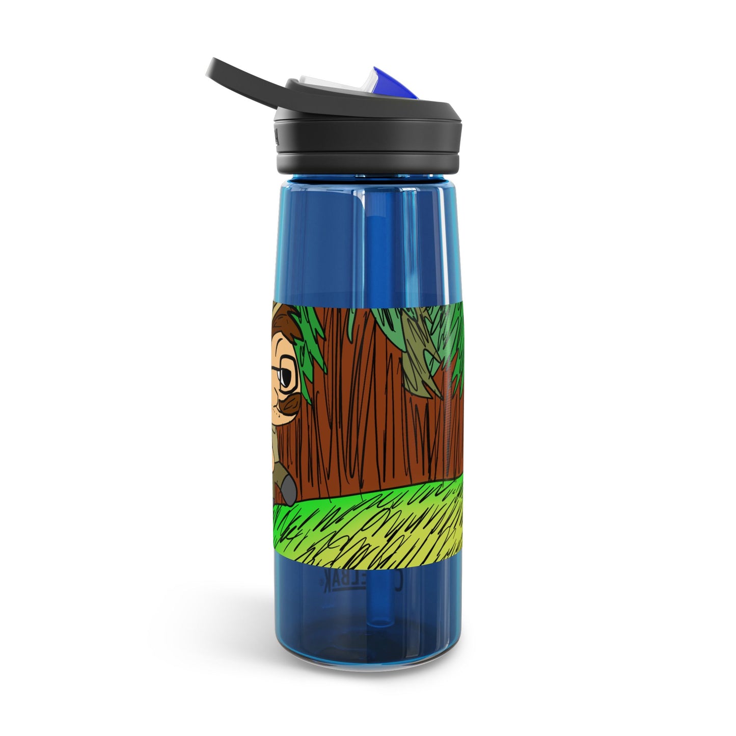 Water Bottle — Cute Forest Explorer Cartoon CamelBak Eddy® 20oz/25oz