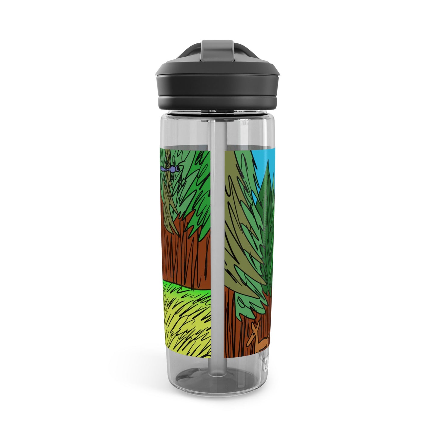Water Bottle — Cute Forest Explorer Cartoon CamelBak Eddy® 20oz/25oz