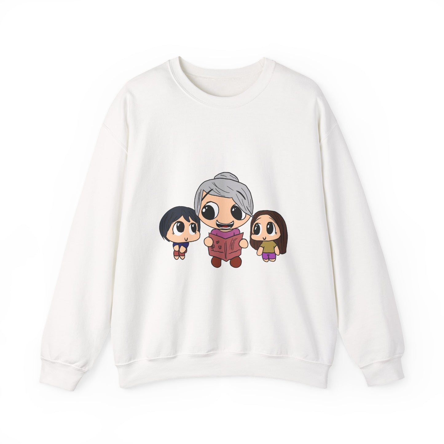 Grandma Reading With Kids Sweatshirt