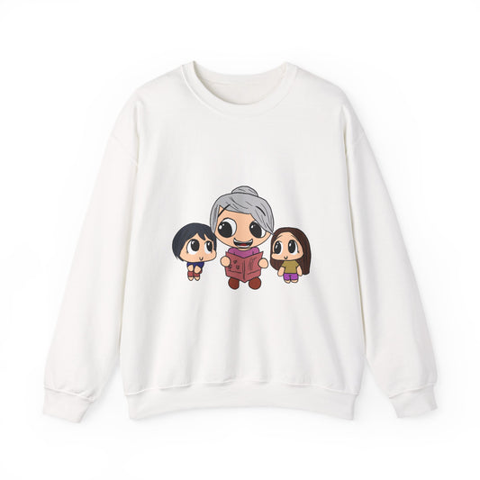 Grandma Reading With Kids Sweatshirt