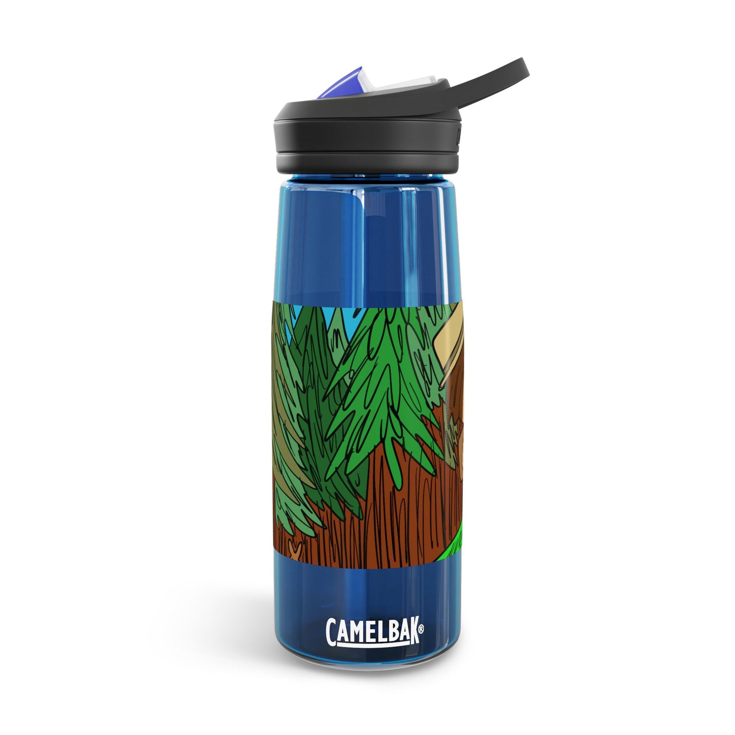 Water Bottle — Cute Forest Explorer Cartoon CamelBak Eddy® 20oz/25oz