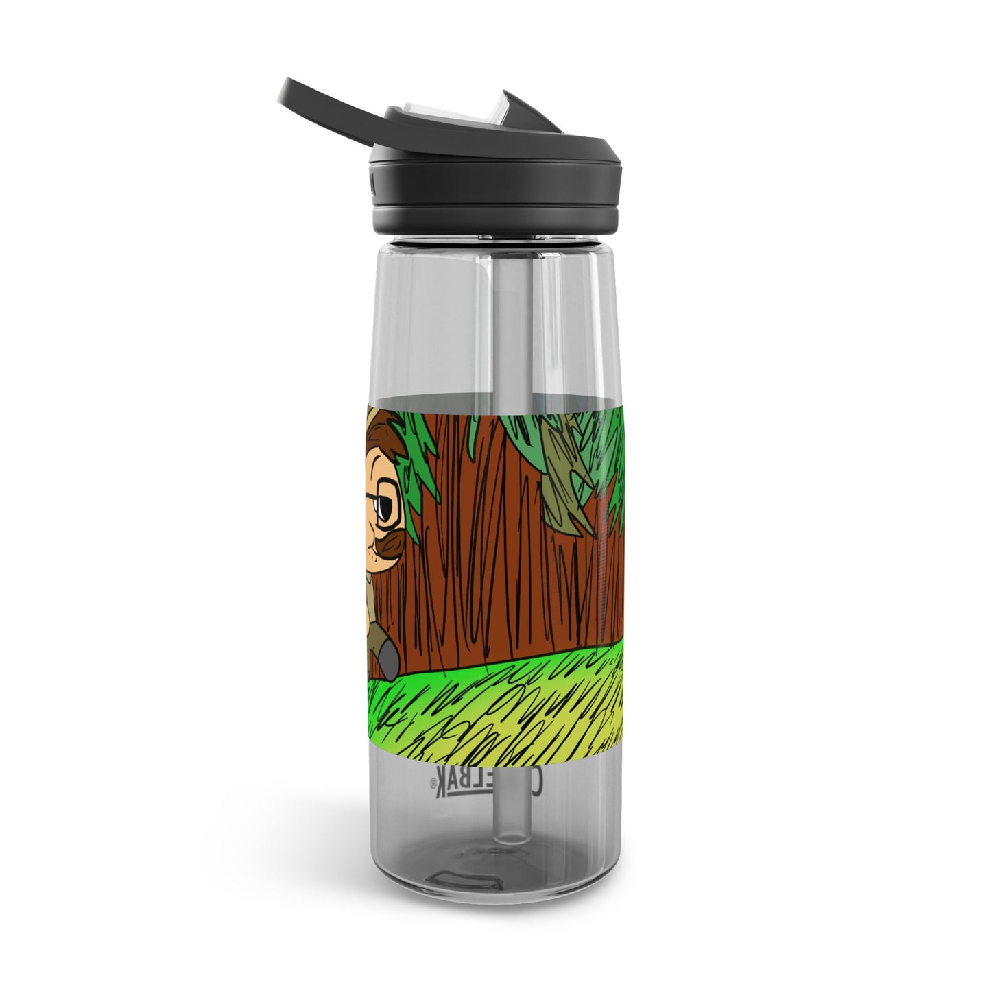 Water Bottle — Cute Forest Explorer Cartoon CamelBak Eddy® 20oz/25oz