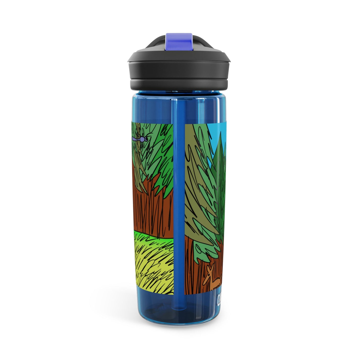 Water Bottle — Cute Forest Explorer Cartoon CamelBak Eddy® 20oz/25oz