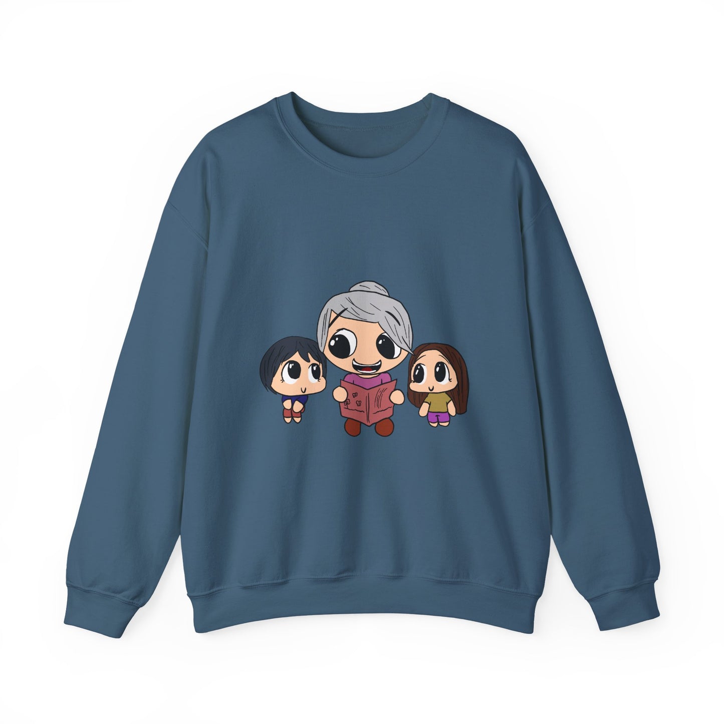 Grandma Reading With Kids Sweatshirt