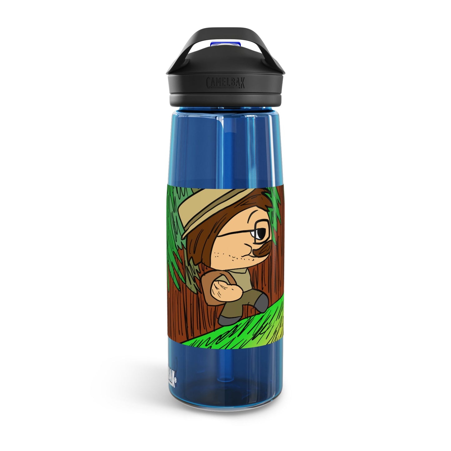 Water Bottle — Cute Forest Explorer Cartoon CamelBak Eddy® 20oz/25oz